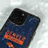 NFL Denver Broncos Blue Performance Series iPhone 15 Pro Waterproof Case